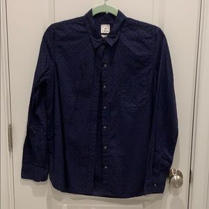 Gap Embroidered Dot Button-up Shirt